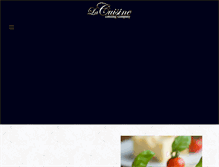Tablet Screenshot of lacuisinecatering.com